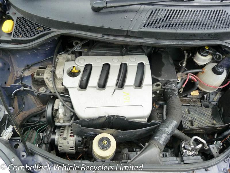 RENAULT MEGANE MK 1 BA0/1 1999 - 2003 1.6 - 1598cc 16v 16V K4M701 petrol Engine Image