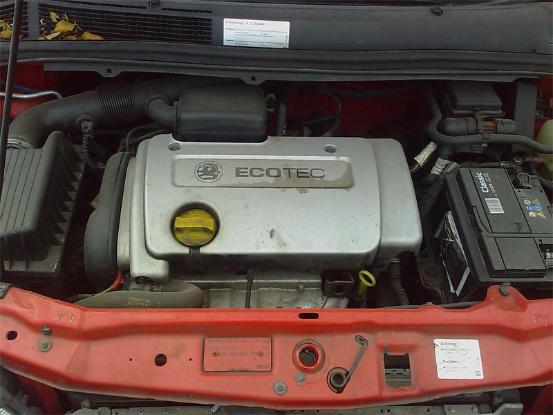 VAUXHALL ZAFIRA MK I (A) 2001 - 2005 1.6 - 1598cc 16v Z16YNG petrol Engine Image
